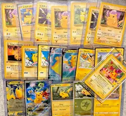Pokemon TCG - Pikachu ⚡ Vintage 1996-Present 1st Ed. Holo Rare Promo 20 Cards - Image 1