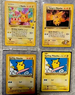 Pokemon TCG - Pikachu ⚡ Vintage 1996-Present 1st Ed. Holo Rare Promo 20 Cards - Image 2