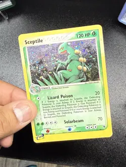 Pokemon TCG Sceptile EX Ruby and Sapphire Holo Rare Card 11/109 HP - Image 1