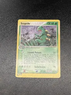Pokemon TCG Sceptile EX Ruby and Sapphire Holo Rare Card 11/109 HP - Image 4