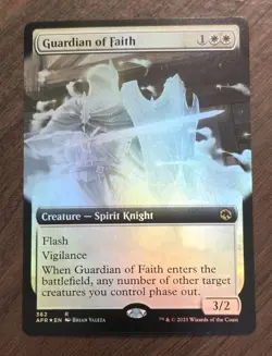 MTG Guardian of Faith (Extended Art) Forgotten Realms Foil Free Shipping - Image 1