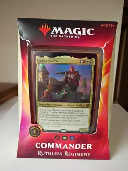 Magic The Gathering Commander 2020 Deck Ruthless Regiment Sealed - Image 1