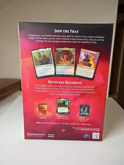 Magic The Gathering Commander 2020 Deck Ruthless Regiment Sealed - Image 2