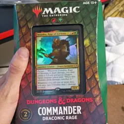 MTG Commander Deck: Draconic Rage 2021[Worn but unopened] - Image 1