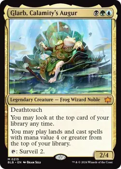 MTG Glarb Calamity's Augur Bloomburrow Mythic Legendary Creature NM - Image 2