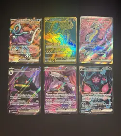 Pokemon TCG Full Art Ex Lot of 6 Cards Near Mint Condition - Image 1