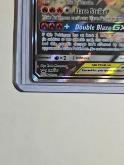 Reshiram & Charizard GX SM201 Sun & Moon Black Star Promo Near Mint Pokemon TCG - Image 2