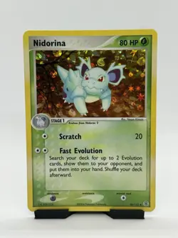 Pokemon TCG Nidorina EX FireRed LeafGreen 40/112 holo uncommon 2004 LP - Image 1