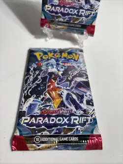 X 2 Pokemon Scarlet and Violet Paradox Rift Booster Pack New Sealed - Image 2