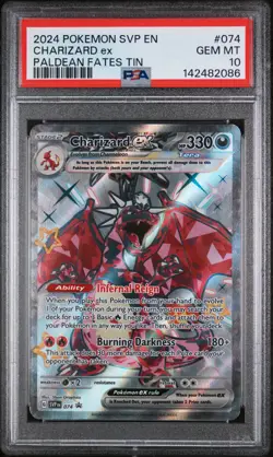Pokemon Promo Charizard ex 074 PSA 10 - Image 1