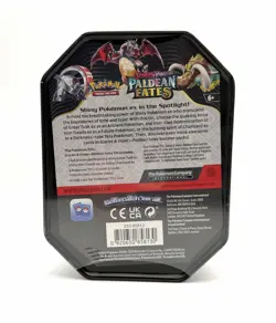 Pokemon Scarlet & Violet Paldean Fates Charizard EX Tin - NEW SEALED - Image 2