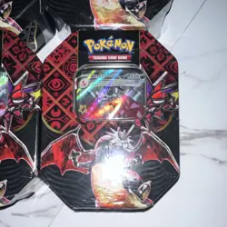 Pokemon- Paldean fates Charizard EX tin - Image 4