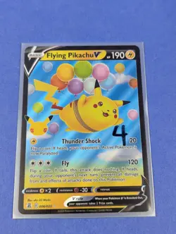 Flying Pikachu V - 006/025 - Ultra Rare Holo Celebrations - Pokemon - NM - Image 3