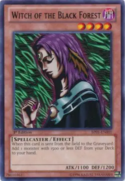 Witch of the Black Forest - BP01-EN001 - Rare - 1st Edition - Lightly Played - Image 1