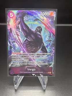 Vergo (Alternate Art) OP14-061 The Azure Sea's Seven Foil NM English - Image 3