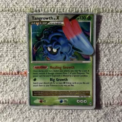 Pokemon Tangrowth LV.X Holo Card 99/99 Arceus Level Up 130 HP Ultra Rare 2009 - Image 1