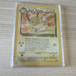 Pokemon Dark Raichu 83/82 Team Rocket Secret Rare Holo 70 HP English Card - Image 1