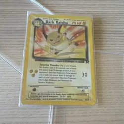 Pokemon Dark Raichu 83/82 Team Rocket Secret Rare Holo 70 HP English Card - Image 3
