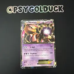 Pokemon Card Mewtwo EX BW45 Black Star Promo Light Play A3 - Image 1