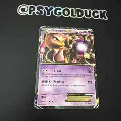 Pokemon Card Mewtwo EX BW45 Black Star Promo Light Play A3 - Image 2