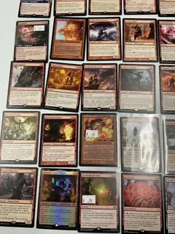 Magic The Gathering Rare/Mythic Lot (42) Red Card Lot - Image 2