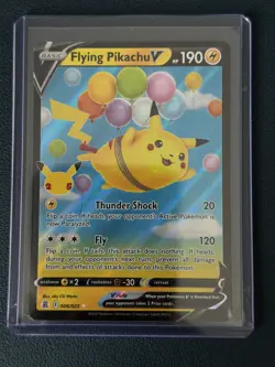Flying Pikachu V 006/025 - Ultra Rare Holo - Celebrations Pokemon Card NM FRESH - Image 1