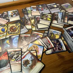 Huntik Trading Cards Game Holotome Tin 2009 by Upper Deck - Good Used 100+ Cards - Image 5