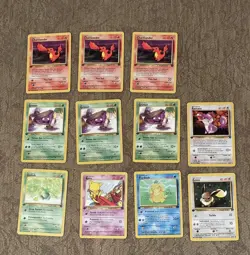 Pokemon TCG - WOTC - Team Rocket 1st Edition Bundle - NM or better 11 cards - Image 1