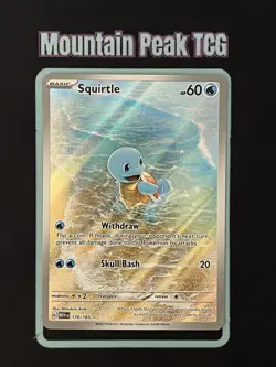 NM Squirtle 170/165 Illustration Rare - Scarlet & Violet 151 - Pokemon Card - Image 1