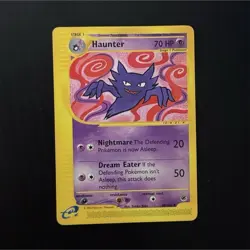 Pokemon TCG Haunter 080/165 Expedition Base Set 70 HP Uncommon English Card - Image 1