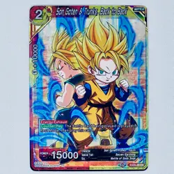 Dragon Ball Super Trading Card Game Son Goten & Trunks, Back to Back Foil EX - Image 1