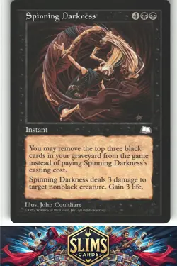 Spinning Darkness - Weatherlight - MTG - Common - # - NM - Image 1