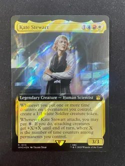 Kate Stewart (EXTENDED SURGE FOIL) Doctor Who MAGIC/MTG - Image 1