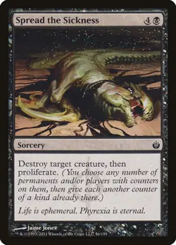 Spread the Sickness [Mirrodin Besieged] Magic MTG - Image 1