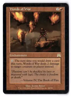 Words Of War LP* Onslaught ENGLISH 244/350 mtg -UnltdCards - Image 1