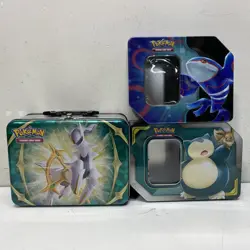 Mixed Pokemon TCG Empty Tins, Accessories, and Collectibles Bundle - Image 2