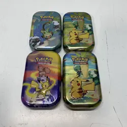 Mixed Pokemon TCG Empty Tins, Accessories, and Collectibles Bundle - Image 5