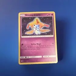 MINT Shining Jirachi 42/73 Shining Legends Holo Rare Pokemon Card 2017 NM+ - Image 1