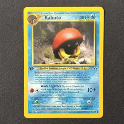 Kabuto 56/75 1st Edition Neo Discovery Pokemon Card - Image 2