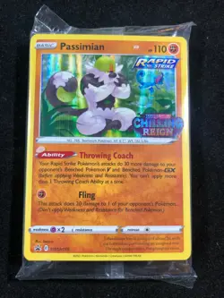 Pokemon Passiman SWSH115 Chilling Reign Prerelease Promo New Sealed - Image 1
