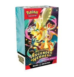 Pokemon TCG Mega Evolution Ascended Heroes Booster Bundle 6 Packs PRESALE - Image 1