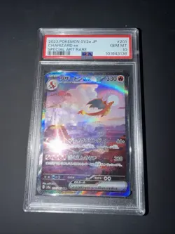 Charizard ex 2023 sv2a Pokemon 151 SAR Special Art Rare Japanese 201/165 PSA 10 - Image 1