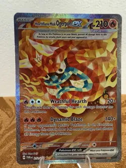 Pokemon Hearthflame Mask Ogerpon ex 212/167 Sv06 SAR Full Art Holo 210 HP - Image 1