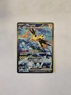Pokemon Zapdos EX Special Illustration Rare Holo 202/165 Scarlet & Violet 151 - Image 2