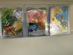 2026 Pokemon TCG Series 1 First Partner Illustration Collection Kanto Starters - Image 1