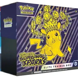 Pokemon TCG Scarlet & Violet Surging Sparks ETB Elite Trainer Box Sealed - Image 1