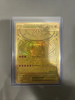 Pokemon Mega Zygarde ex Gold Hyper Rare 124/088 Perfect Order - Image 1