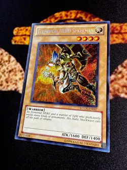 🔥YUGIOH • ELEMENTAL HERO SPARKMAN • SECRET RARE • LCGX-EN007 • UNLIMITED • NM🔥 - Image 3
