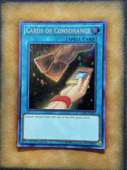 Yugioh Cards of Consonance LCKC-EN092 Secret Rare 1st Ed LP - Image 1