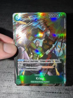 Carte One Piece Krieg OP03-025 SR Alternate Art Pillars Of Strength English Card - Image 3